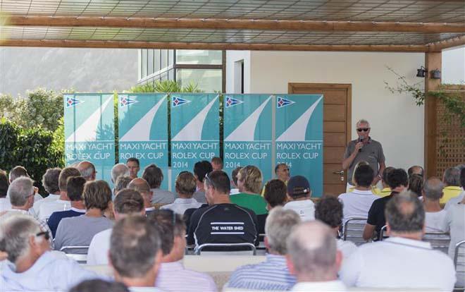 Skippers Briefing at the YCCS clubhouse. ©  Rolex / Carlo Borlenghi http://www.carloborlenghi.net